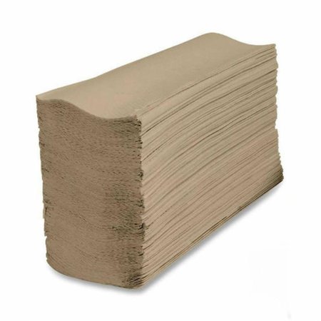 PROTECTIONPRO Multifold Paper Towels, Brown PR2072876